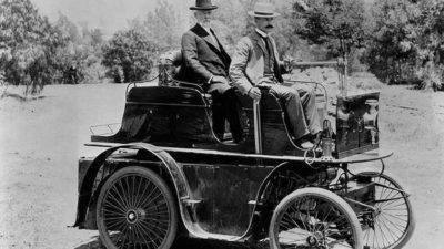 ABŞ, Los-Ancelesdə ilk maşın, 1897-ci il.