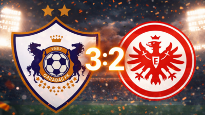 Qarabağın 3: 2 Frankfurt. ÇL Statistikası